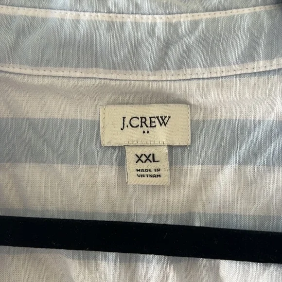J. Crew factory - women’s linen sleeveless blouse - great condition - size XXL - Picture 3 of 6